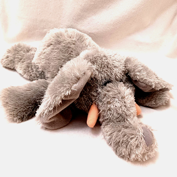 20" Baby Elephant w Tusks Teeth Plush Collect SOFT HUGGABLE Floppy Cuddly Vintag - Picture 2 of 16